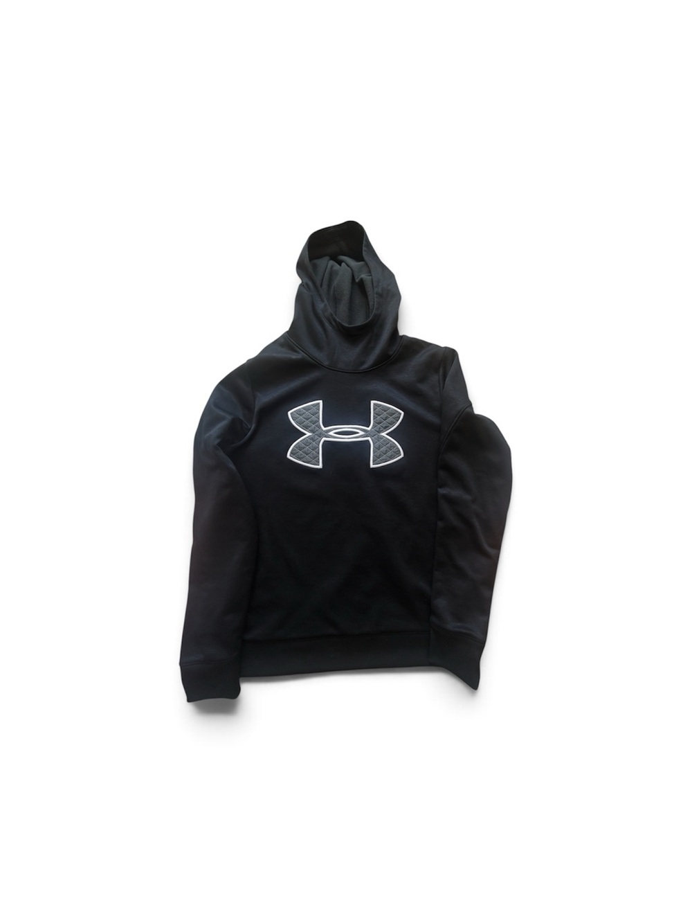 Under Armour Women Black Crewneck Sweatshirt with Logo small